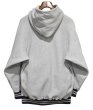 画像3: 90's【USA製】ビンテージ【チャンピオン】【Champion】【胸ロゴ入り】グレー【リブ黒白ボーダー】【リバースウィーブ】【パーカー】【サイズXXL】  (3)