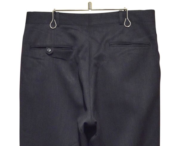 画像5: ビンテージ【pierre cardin】ピエールカルダン【チャコール】２タック【ウールスラックス】【ウールパンツ】【W32】  (5)