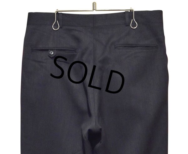 画像5: ビンテージ【pierre cardin】ピエールカルダン【チャコール】２タック【ウールスラックス】【ウールパンツ】【W32】  (5)