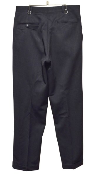 画像3: ビンテージ【pierre cardin】ピエールカルダン【チャコール】２タック【ウールスラックス】【ウールパンツ】【W32】  (3)