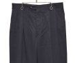 画像4: ビンテージ【pierre cardin】ピエールカルダン【チャコール】２タック【ウールスラックス】【ウールパンツ】【W32】  (4)