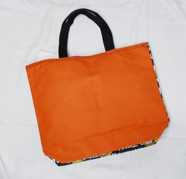 画像3: デッドストック 90's USA製 【ビンテージ】【ピーナッツ】スヌーピー【ハロウィン】マチ付き【トートバッグ】  (3)