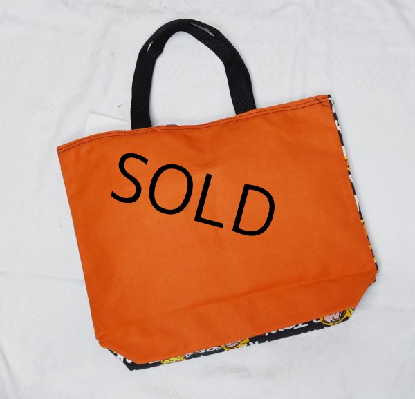 画像3: デッドストック 90's USA製 【ビンテージ】【ピーナッツ】スヌーピー【ハロウィン】マチ付き【トートバッグ】  (3)