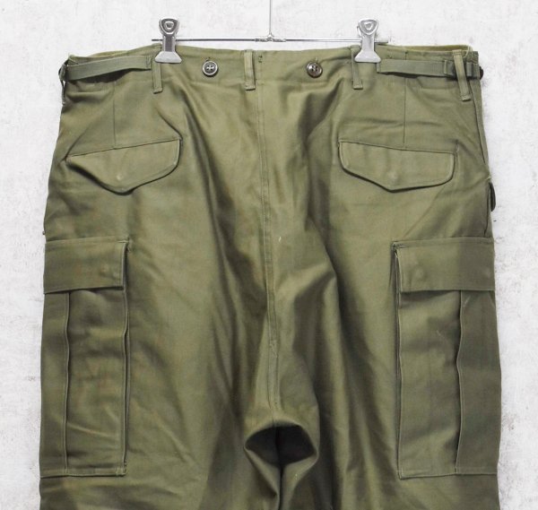 画像4: デッドストック 50's【u.s.army】ビンテージ【米軍実物】【M-51】ライナー付き【フィールドパンツ】フィールドトラウザーズ【カーゴパンツ】【L-R】  (4)
