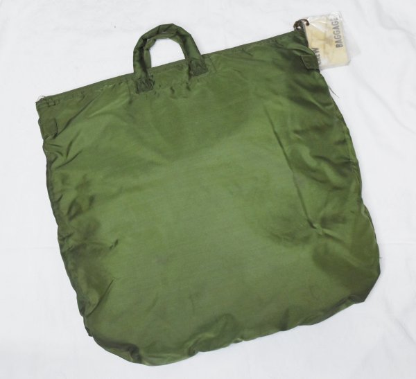 画像3:  程度良好!! 70's【ビンテージ】【米軍実物】2トーン【USAF】【ヘルメットバッグ】  (3)