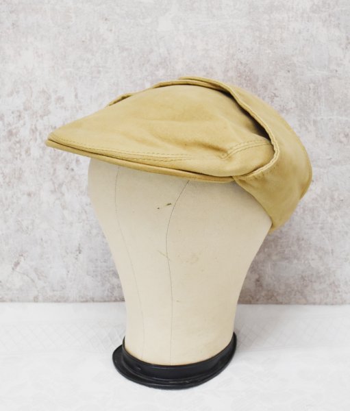 画像1: イングランド製【ビンテージ】L.L.Bean【LLビーン】ベージュ【モールスキン】【キャスケット】  (1)