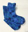 画像3: デッドストック 90's【USA製】 Wyoming Wear 【ワイオミングウェア】 青 雪柄 フリースソックス  (3)