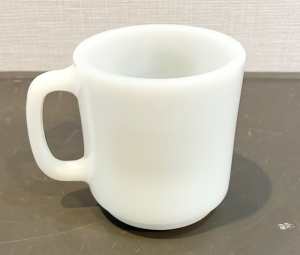 画像3: ビンテージ 【グラスベイク】Glasbake フルーツマグ【ブドウ】グレープ【ミルクガラス】マグカップ  (3)