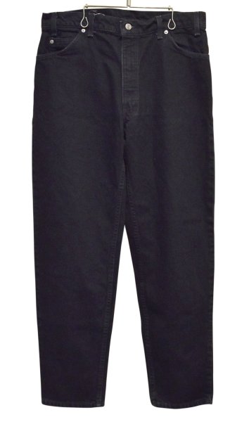 画像1: 90's【USA製】【ビンテージ】【LEVI'S】【リーバイス５５０】550 黒 デニムパンツ ブラックデニム【36ｘ32】  (1)