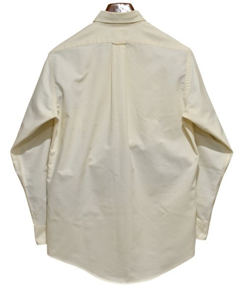 画像3: 程度良好!! 90's【USA製】ビンテージ【ランズエンド】【LANDS' END】【生成り】【ボタンダウンシャツ】BDシャツ【サイズ15 1/2 33】  (3)