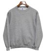 画像1: 90'ｓ【USA製】【RUSSELL】ラッセル 【ビンテージ】グレー【無地】【クルーネック】前V スウェット【サイズM】  (1)