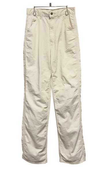 画像2: 70's【ビンテージ】【Lee】【リー】ホワイト 白【ペインターパンツ】【W29程度】  (2)