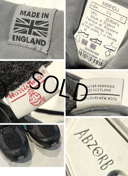 画像2: イングランド製【ニューバランス】new balance【991】【ハリスツイード】 スニーカー【１０ １/２】  (2)