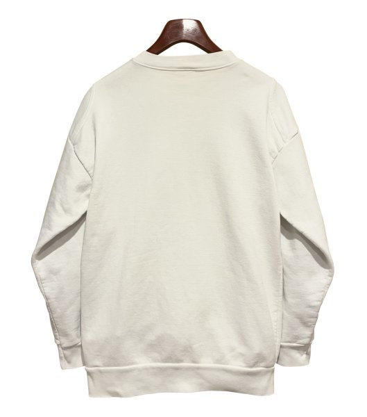 画像3: 【ビンテージ】ウィニペソーキー湖【LAKE WINNIPESAUKEE】前V 花【白】スウェット【サイズL程度】  (3)