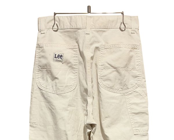 画像1: 70's【ビンテージ】【Lee】【リー】ホワイト 白【ペインターパンツ】【W29程度】  (1)