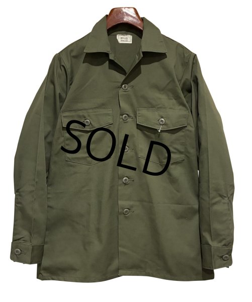 画像1: 程度良好!!【80's】【米軍実物】【ビンテージ】【U.S.ARMY】OG507【ユーティリティシャツ】【15 1/2ｘ33】  (1)
