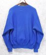 画像3: 90'ｓ【USA製】【RUSSELL】ラッセル 【ビンテージ】青【無地】【クルーネック】前V スウェット【サイズS】  (3)