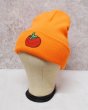 画像5: デッドストック【ビンテージ】【PORT＆COMPANY】ポート&カンパニー PLOJECT PAULIE【蛍光オレンジ】【トマトワッペン】 【ニットキャップ】【ニット帽】   (5)
