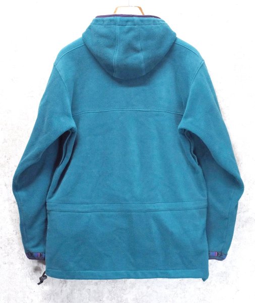 画像4: 90's 【L.L.Bean】ビンテージ【ＬＬビーン】ポーラテック【WIND BLOCK SERIES】エメラルド【ハーフジップフリースパーカー】アノラック【W-L程度】  (4)