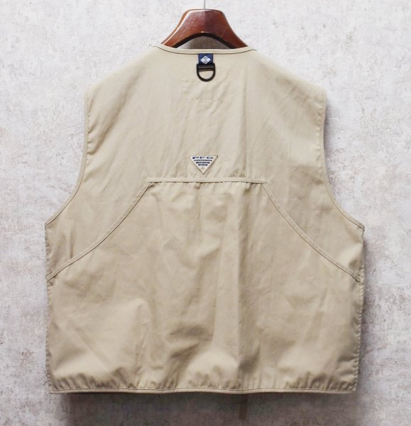 画像3: 【ビンテージ】【コロンビア】【PFG】Performance Fishing Gear【ベージュ】【フィッシングベスト】【サイズL】  (3)