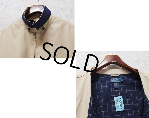 画像3: ビンテージ【ラルフローレン】【RALPH LAUREN】【ベージュ】【スウィングトップ】【ジップアップブルゾン】【サイズXＬ】  (3)