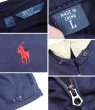 画像2: 【ラルフローレン】【POLO RALPH LAUREN】ビンテージ【紺】【コットン】ブルゾン【スウィングトップ】【サイズＬ】  (2)