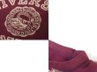 画像3: 60's【ビンテージ】【DENVER UNIVERSITY】デンバー大学【フロッキープリント】カレッジロゴ【エンジ】【スウェット】【サイズL程度】  (3)