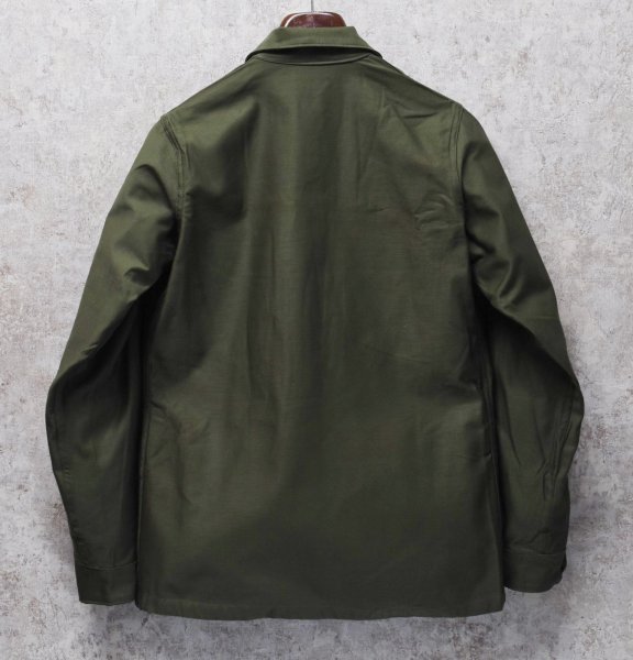 画像3: デッドストック【60's】【U.S.ARMY】【米軍実物】【ビンテージ】平ボタン【ユーティリティシャツ】【14 1/2×33】  (3)