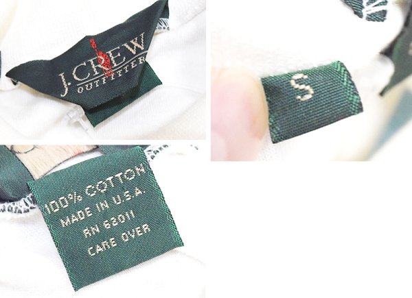 画像2: ほぼ未使用 90's【USA製】ビンテージ【J-crew】ジェイクルー【オフホワイト】無地【タートルネックロンT】【サイズS】  (2)