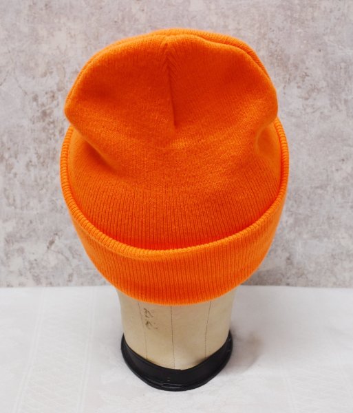 画像7: デッドストック【ビンテージ】【PORT＆COMPANY】ポート&カンパニー PLOJECT PAULIE【蛍光オレンジ】【トマトワッペン】 【ニットキャップ】【ニット帽】   (7)