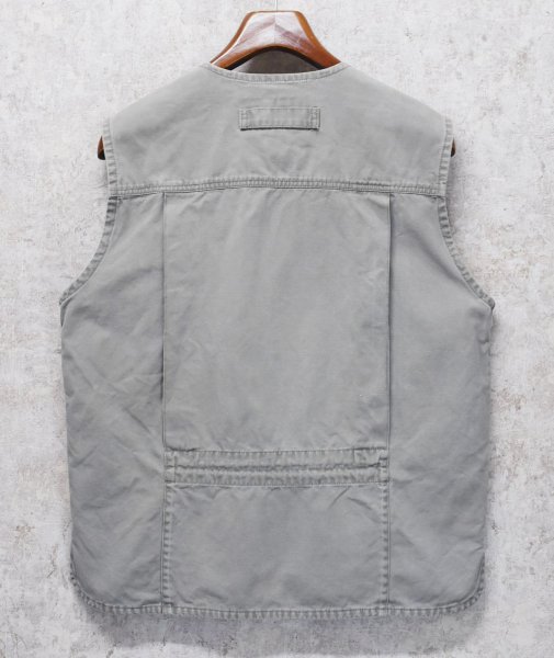 画像3: 90's~【ビンテージ】【Eddie Baue】【エディーバウアー】黒タグ【グレー】【ハンティングベスト】【サイズM】  (3)