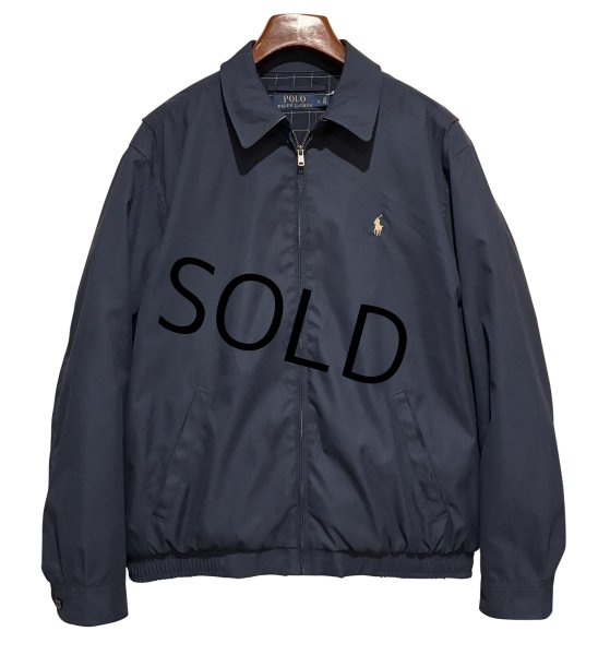 画像1: ビンテージ【ラルフローレン】【RALPH LAUREN】【紺】【スウィングトップ】【ジップアップブルゾン】【サイズＬ】  (1)
