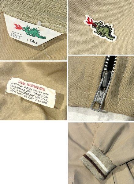 画像2: 【ビンテージ】【SEARS】【シアーズ】【ブラギンドラゴン】【ジップアップブルゾン】【サイズL-TALL】  (2)