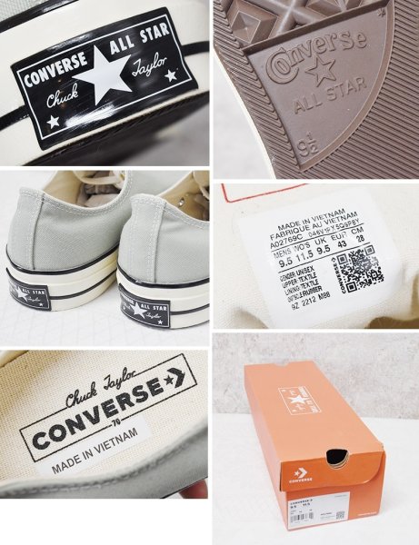 画像2: 【新品未使用】【コンバース】converse オールスター【CT70】【SUMMIT SAGE】サミットセージ【ローカットシューズ】【9 1/2】【28ｃｍ】　  (2)