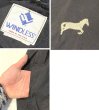 画像2: USA製【ビンテージ】WINDLESS【左胸白馬刺繍】黒【Vネックナイロンプルオーバー】【サイズL程度】   (2)