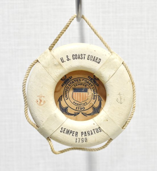 画像4: 【ビンテージ】アンティーク【USCG】アメリカ沿岸警備隊【浮き輪】救命浮輪【ミニチュア】オブジェ【雑貨】置物  (4)