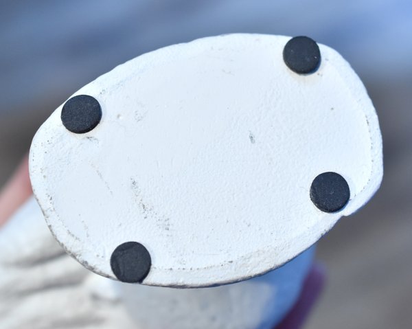 画像6: 【ビンテージ】アンティーク【石膏像】白【少女】植木鉢【雑貨】置物  (6)