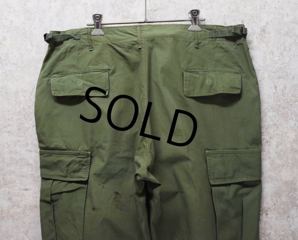 画像5: 【60's】【米軍実物】【ビンテージ】 【U.S.ARMY】ノンリップ【ジャングルファティーグパンツ】【L-Short】  (5)