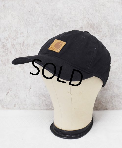 画像3: 【ビンテージ】【carhartt】【カーハート】【黒】【ロゴ入り】 【ベースボールキャップ】フリーサイズ    (3)