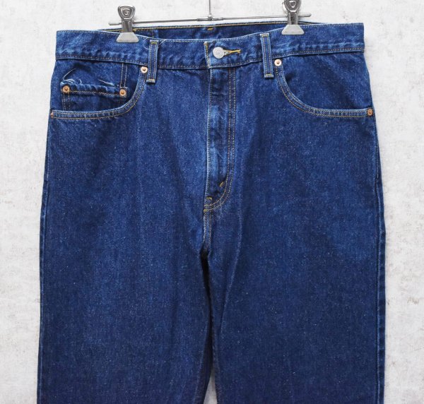 画像3: グアテマラ製【ビンテージ】【LEVI'S】【リーバイス５０５】505【濃紺】【デニムパンツ】【35×32】  (3)