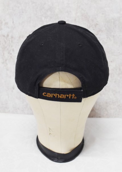 画像5: 【ビンテージ】【carhartt】【カーハート】【黒】【ロゴ入り】 【ベースボールキャップ】フリーサイズ    (5)