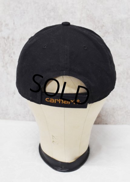 画像5: 【ビンテージ】【carhartt】【カーハート】【黒】【ロゴ入り】 【ベースボールキャップ】フリーサイズ    (5)