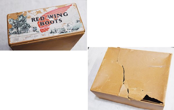 画像3: デッドストック【50's】【Red Wing】【レッドウィング】250【TUFFY】青タグ【ブラウン】レザーシューズ【１０ホールブーツ】【7D】【25cm程度】  (3)