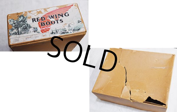 画像4: デッドストック【50's】【Red Wing】【レッドウィング】250【TUFFY】青タグ【ブラウン】レザーシューズ【１０ホールブーツ】【7D】【25cm程度】  (4)