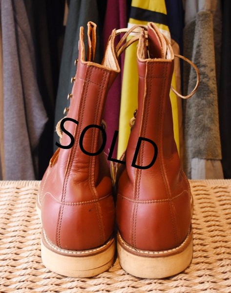 画像6: デッドストック【50's】【Red Wing】【レッドウィング】250【TUFFY】青タグ【ブラウン】レザーシューズ【１０ホールブーツ】【7D】【25cm程度】  (6)