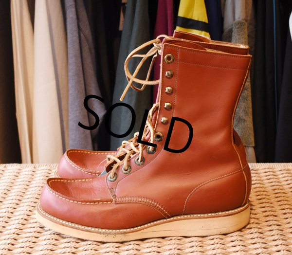 画像7: デッドストック【50's】【Red Wing】【レッドウィング】250【TUFFY】青タグ【ブラウン】レザーシューズ【１０ホールブーツ】【7D】【25cm程度】  (7)