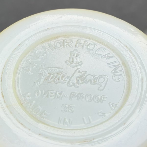 画像2: 【Fire King】【ファイヤーキング】【黄色】【キンバリー】【マグカップ】  (2)