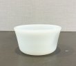 画像3: ビンテージ【アンティーク】【グラスベイク】Glasbake【ホワイト】【カスタードカップ】【小鉢】 (3)