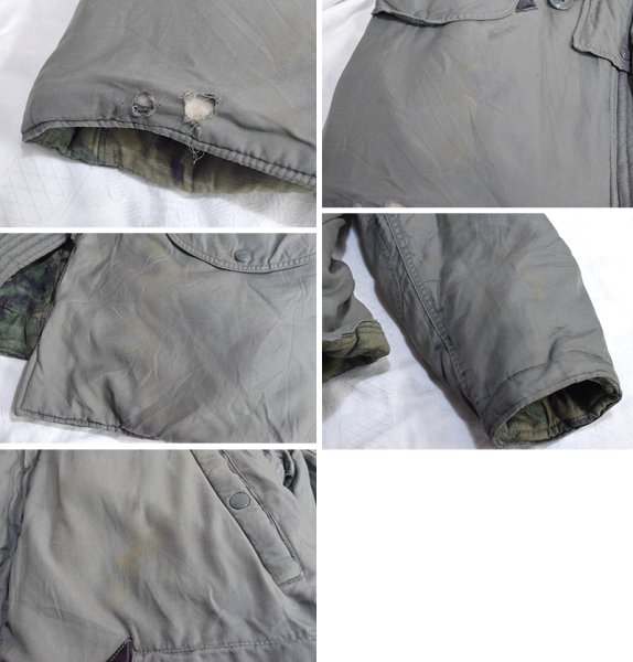 画像4: 70's【ビンテージ】【米軍実物】【USAF】  スカイラインクロージング  製 【N-3B】MODIFIED【フライトジャケット】サイズM  (4)
