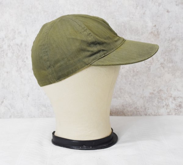 画像5: 40's【ビンテージ】米軍実物【U.S.NAVY】【USN】【N-3】【HBTキャップ】サイズ 7 3/8【57.5ｃｍ程度】  (5)